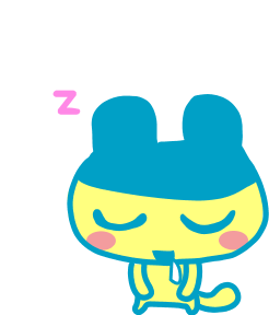 ura mametchi sleeping